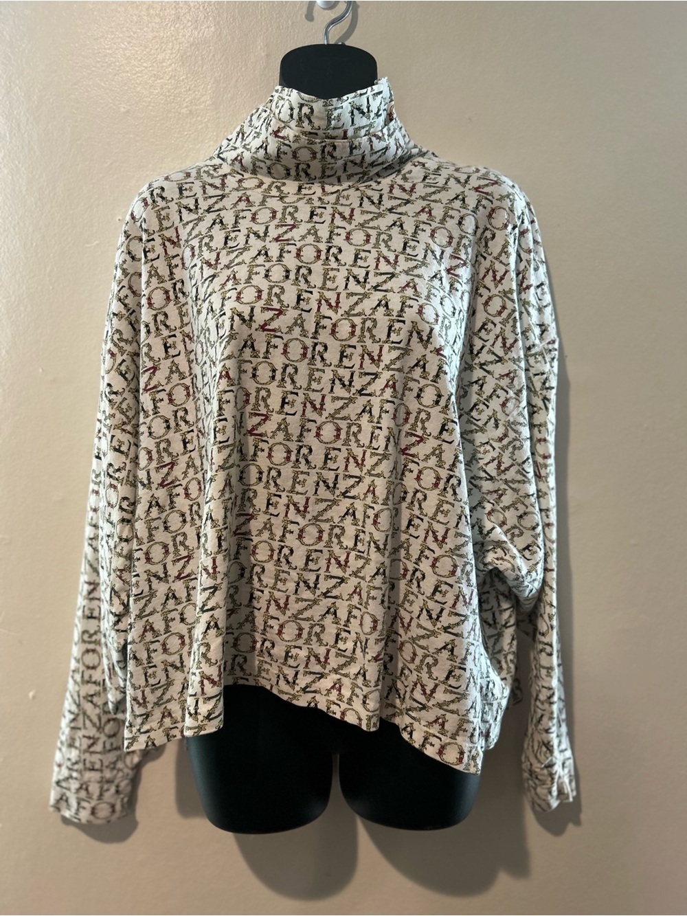 Vintage 90’s Forenza Athentico Sportswear Cotton mock-neck Turtleneck Large EUC